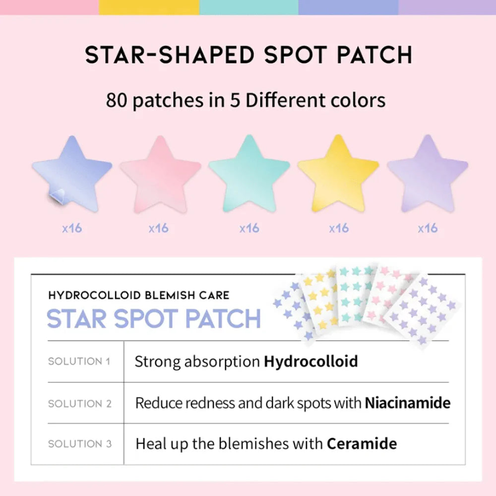 Ootd - Star Spot Patch 80patches