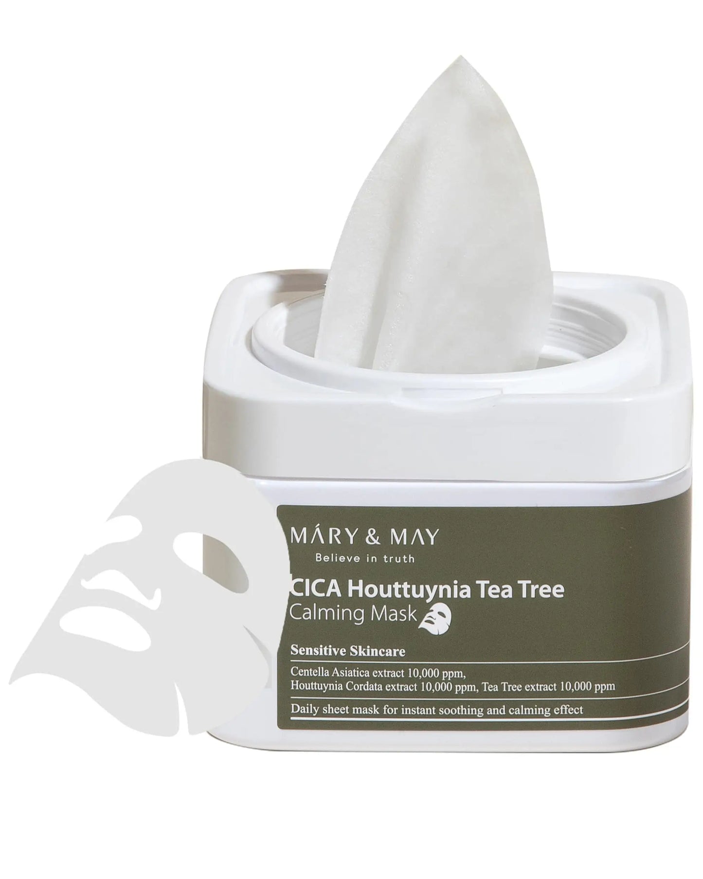 Mary&May - Cica Houttuynia Tea Tree Calming Mask 30pcs Mary&May