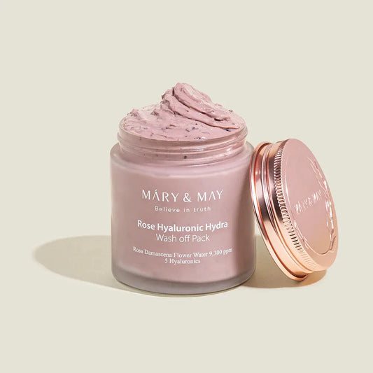 Mary&May - Rose Hyaluronic Hydra Wash Off Pack 125g