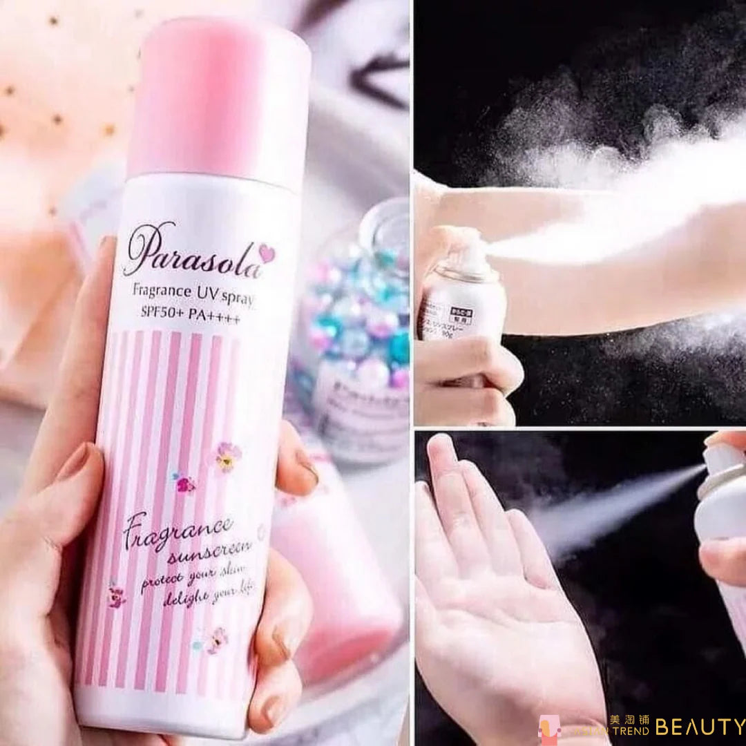 Водостойкий солнцезащитный спрей с лёгкой текстурой - Naris Up - Parasola Fragrance UV Spray Waterproof SPF 50+ PA++++ 90g