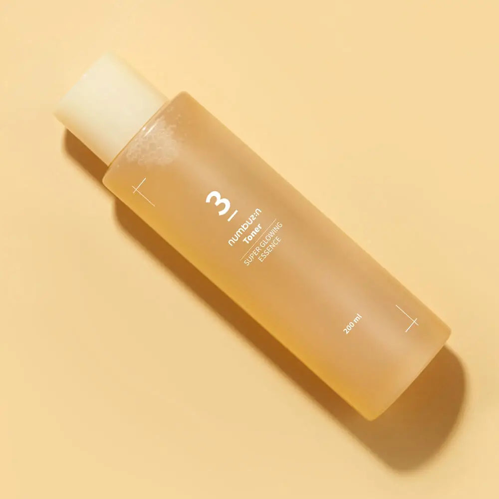 Numbuzin - No.3 - Super Glowing Essence Toner 200ml Numbuzin
