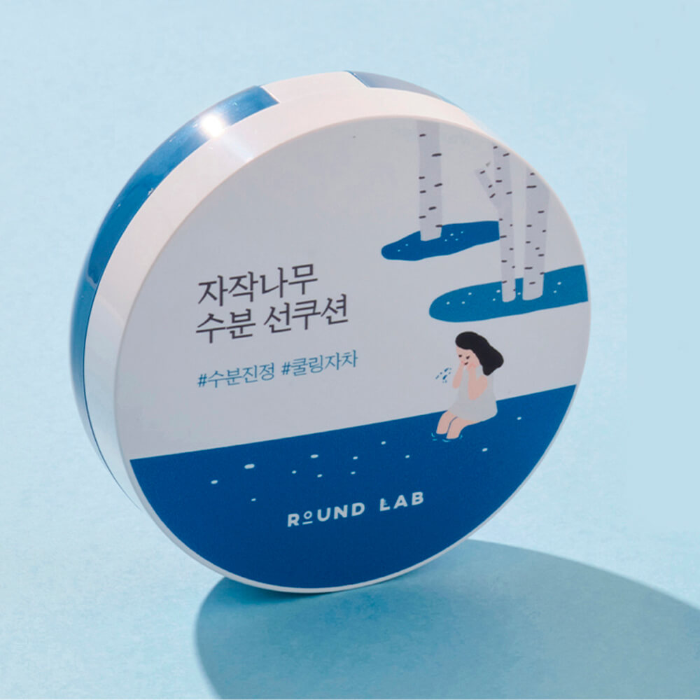 Round Lab - Birch Juice Moisturizing Sun Cushion 15g