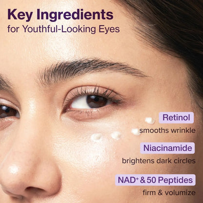 Numbuzin - No.9 NAD+ Retinol Volumetox Eye Cream 10ml