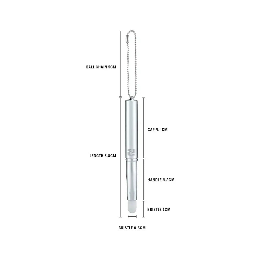 Braye - Pocket Lip Brush - Silver Braye
