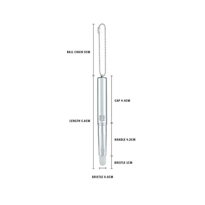 Braye - Pocket Lip Brush - Silver Braye