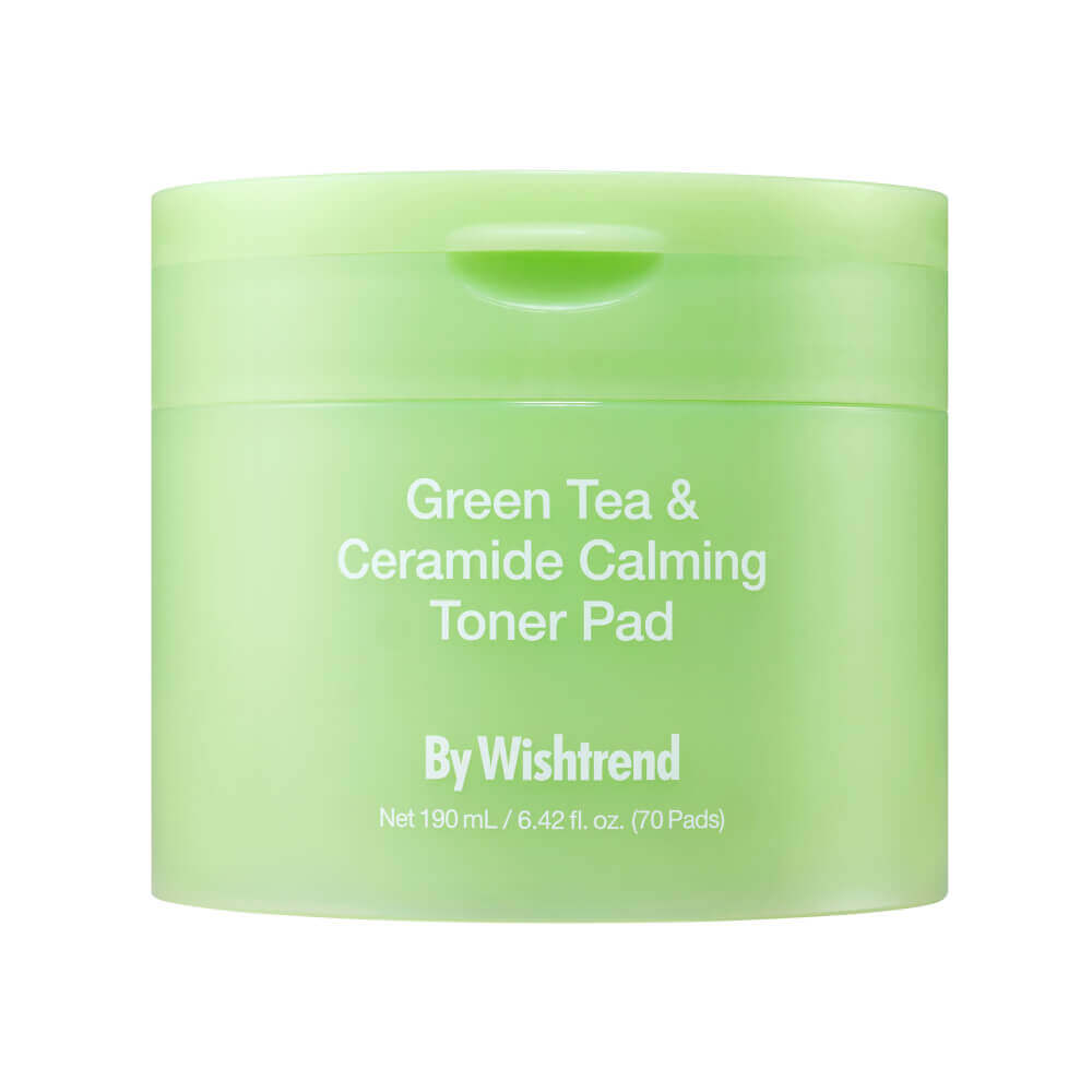 By Wishtrend - Green Tea & Ceramide Calming Toner Pad 70pcs By Wishtrend