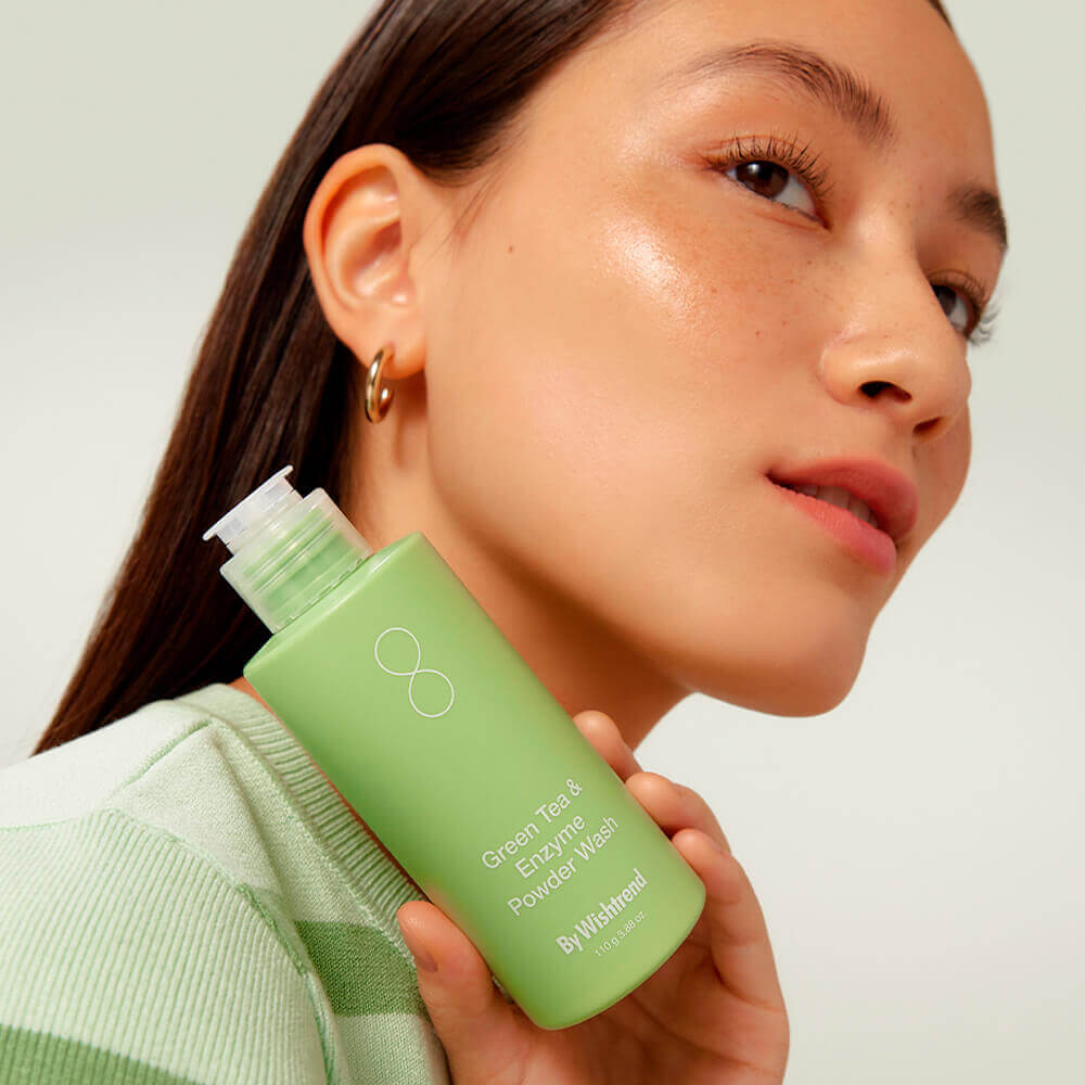 By Wishtrend - Green Tea & Enzyme Powder Wash JUMBO 110g By Wishtrend