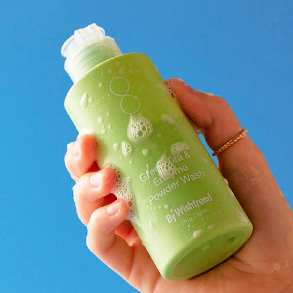 By Wishtrend - Green Tea & Enzyme Powder Wash JUMBO 110g By Wishtrend