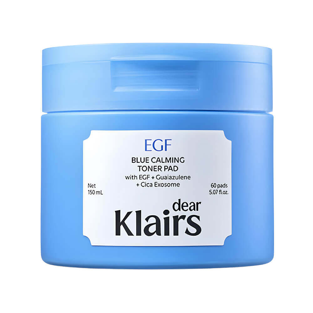 Dear, Klairs - EGF Blue Calming Toner Pad 60pcs Dear, Klairs