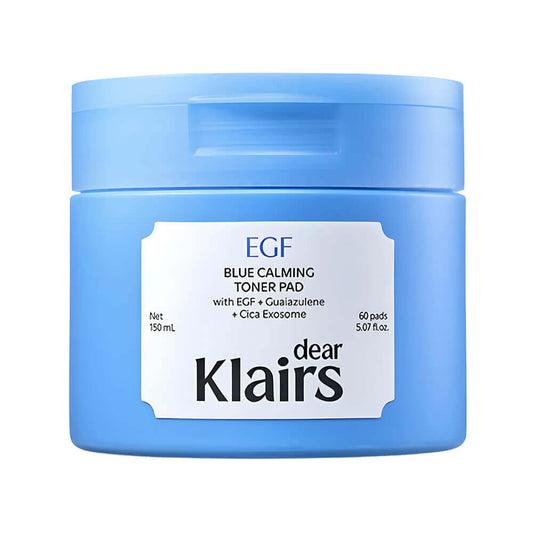Dear, Klairs - EGF Blue Calming Toner Pad 60pcs Dear, Klairs
