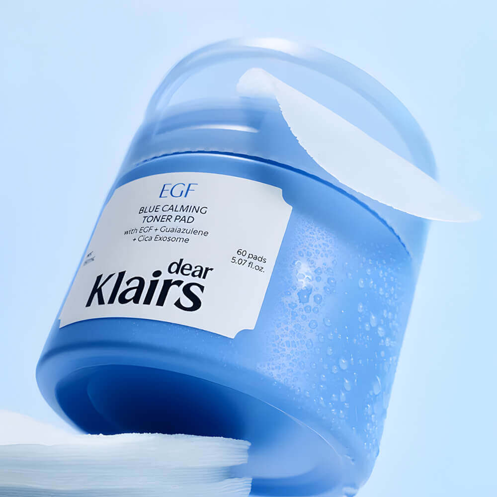 Dear, Klairs - EGF Blue Calming Toner Pad 60pcs Dear, Klairs