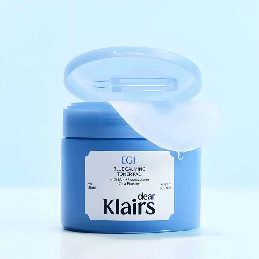 Dear, Klairs - EGF Blue Calming Toner Pad 60pcs 