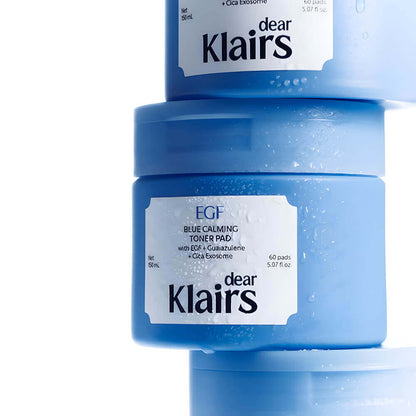 Dear, Klairs - EGF Blue Calming Toner Pad 60pcs Dear, Klairs