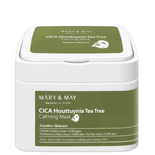 Mary&May - Cica Houttuynia Tea Tree Calming Mask 30pcs Mary&May