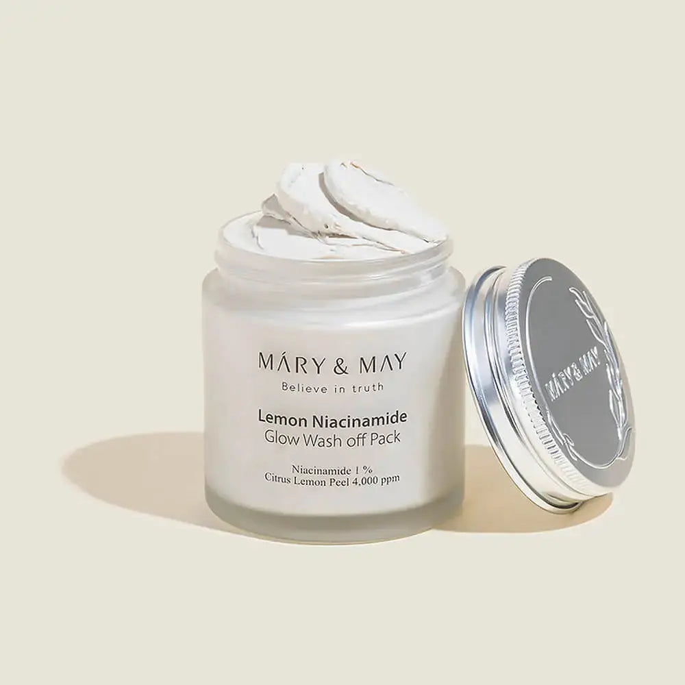 Mary&May - Lemon Niacinamide Glow Wash Off Pack 125g 