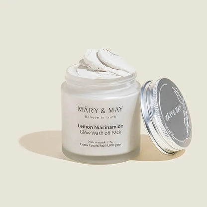 Mary&May - Lemon Niacinamide Glow Wash Off Pack 125g 