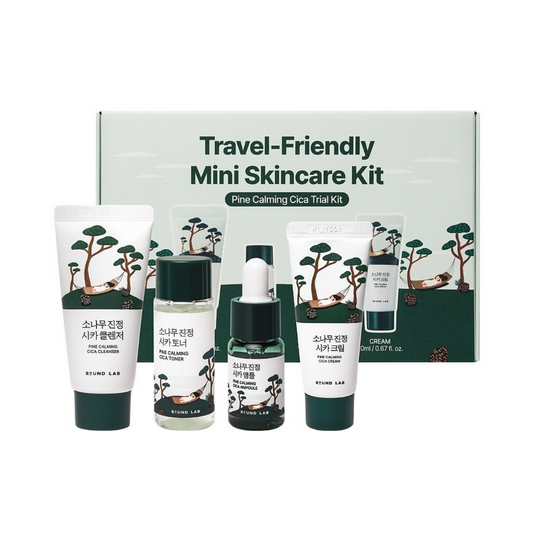 Round Lab - Pine Calming Cica Trial Kit 4pcs