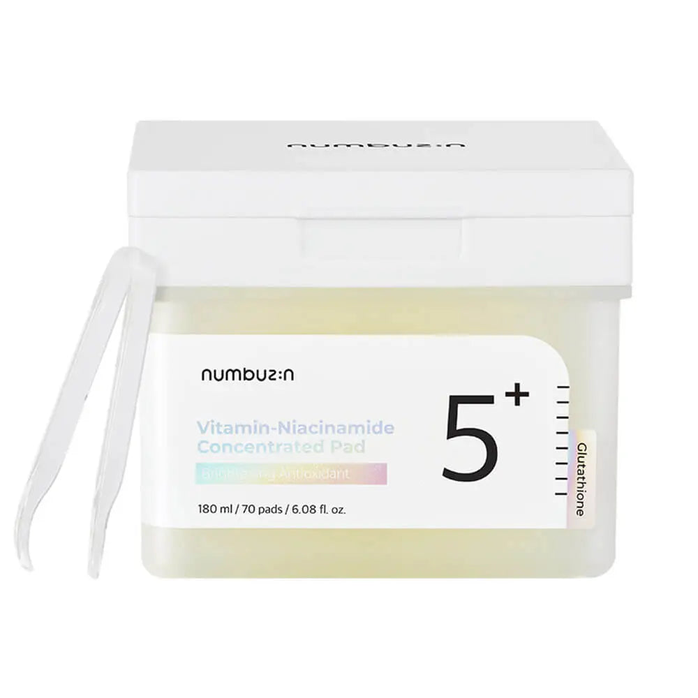 Numbuzin - No.5 Vitamin - Niacinamide Concentrated Pad 180ml/70pcs Numbuzin