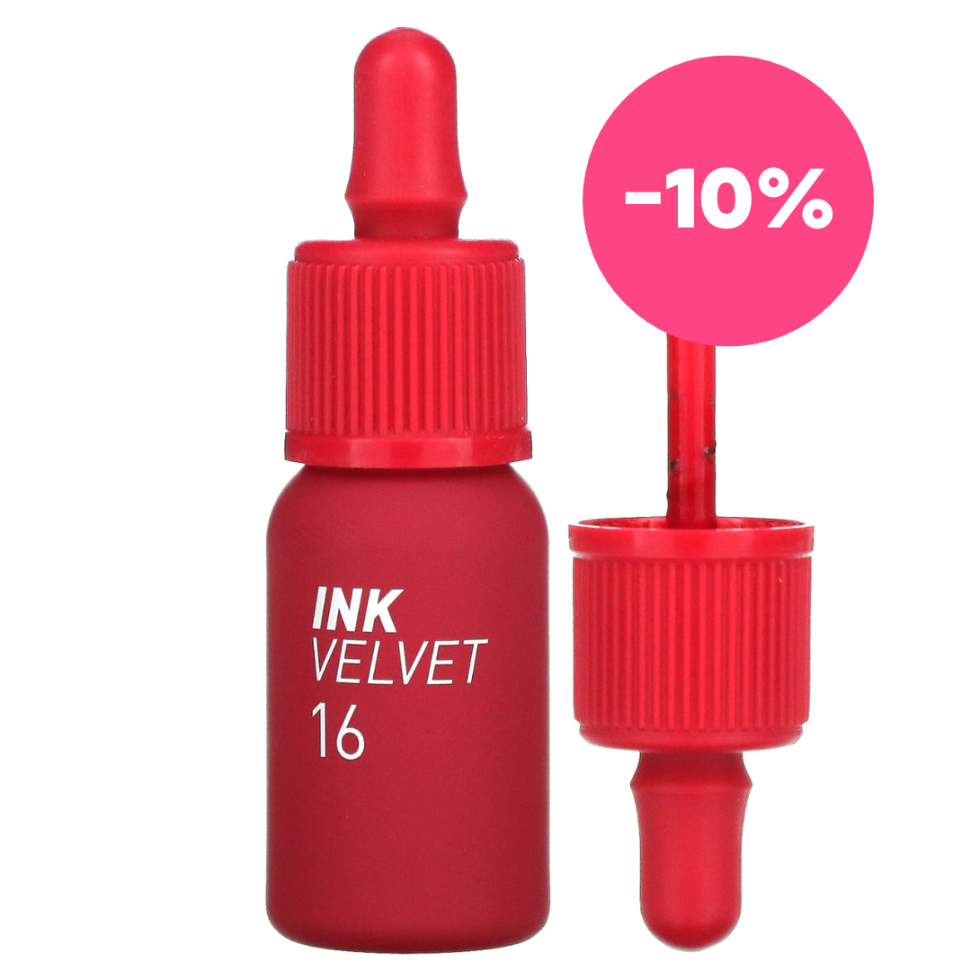 Peripera - Ink The Velvet 4g #016 heart fuchsia pink BeautyJunkies.rs