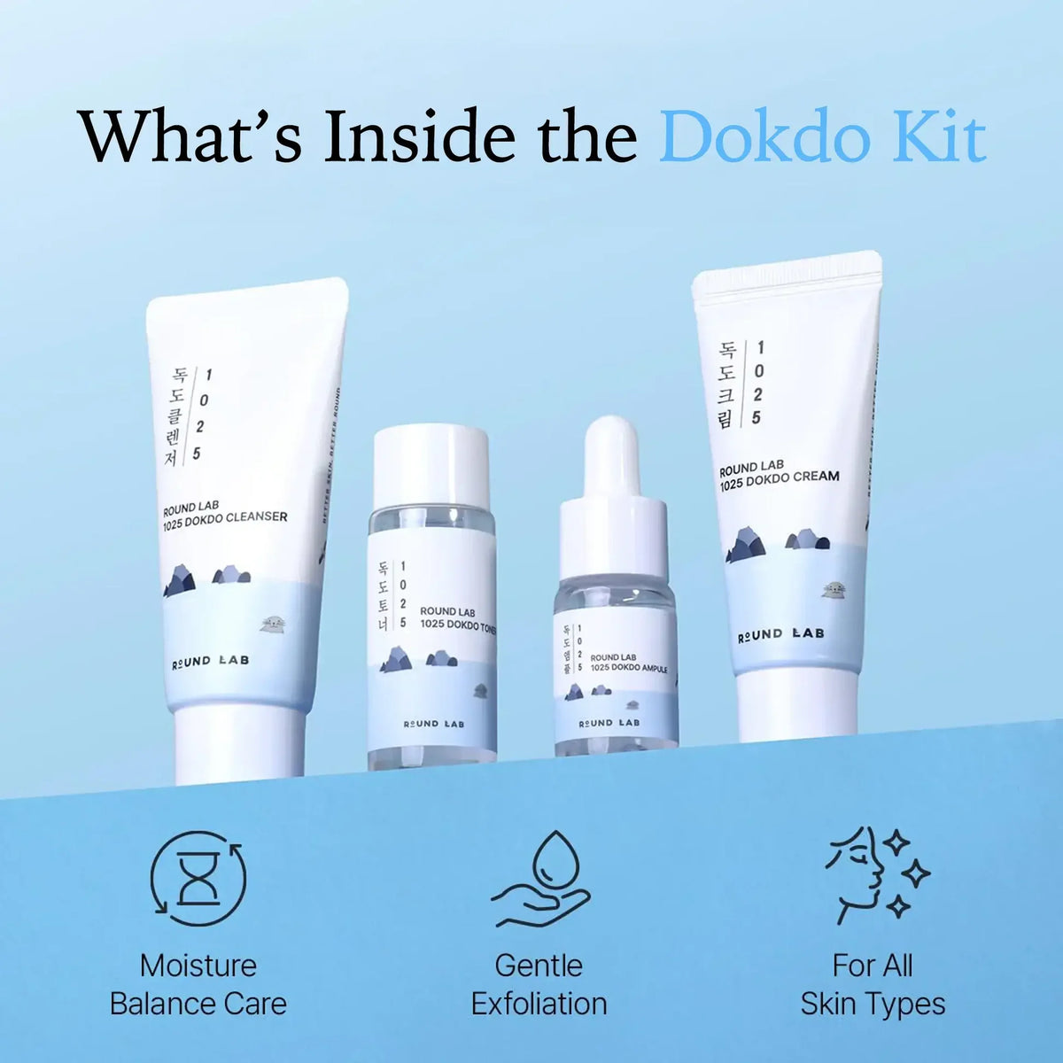 Round Lab - 1025 Dokdo Trial Kit 4pcs