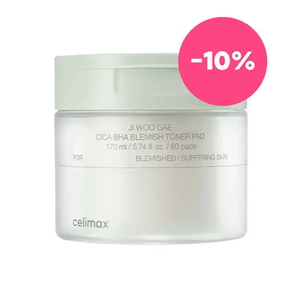 [SNIŽENO] Celimax - Ji Woo Gae Cica BHA Blemish Toner Pad 170ml 