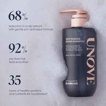 Unove - Deep Damage Repair Shampoo 500g Unove