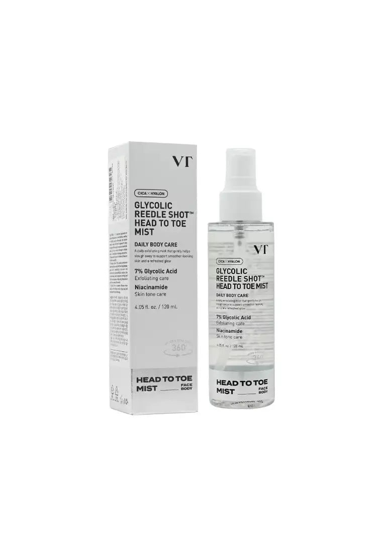 VT Cosmetics - Glycolic Reedle Shot Head To Toe Mist 120ml 