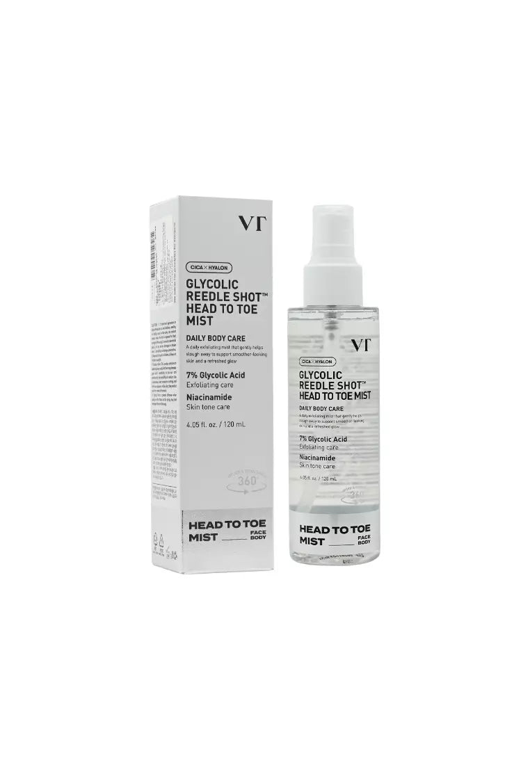 VT Cosmetics - Glycolic Reedle Shot Head To Toe Mist 120ml VT Cosmetics