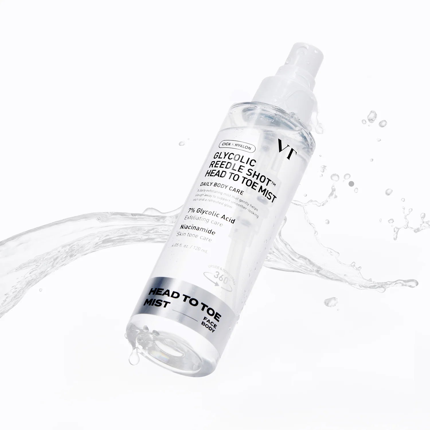 VT Cosmetics - Glycolic Reedle Shot Head To Toe Mist 120ml VT Cosmetics