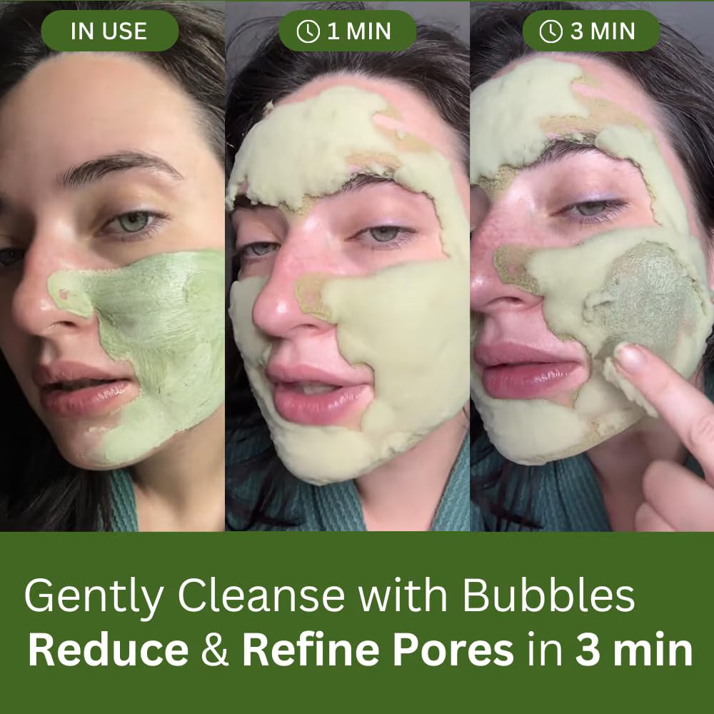P.Calm - Holy Basil Bubble Deep Mask 90g